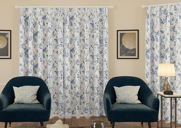 Iquitos, Indigo - Made to Measure Curtains - Image 7